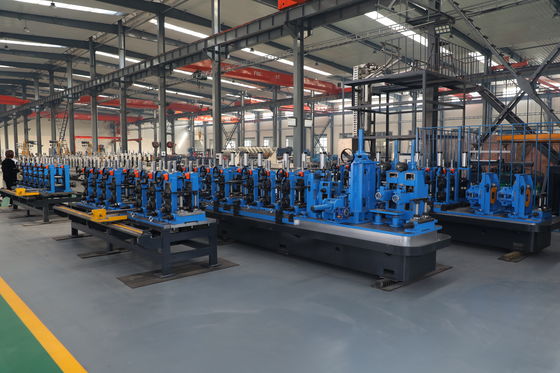 Walcowana na zimno stalowa taśma Tube Making Machine With Online Finish